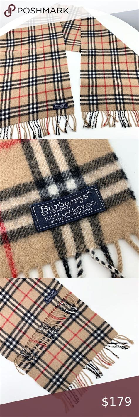 burberry vintage scarf label|burberry lambswool scarf authentic.